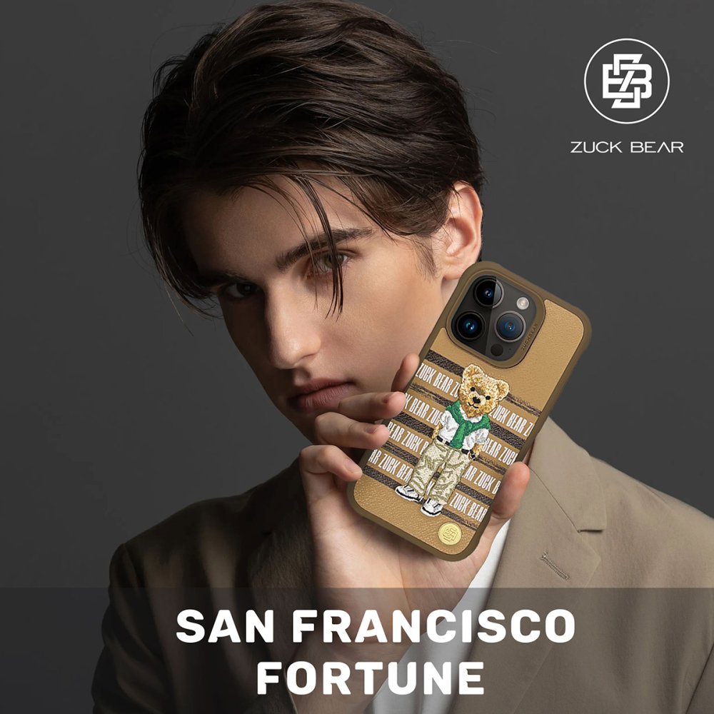 ZuckBear iPhone 15 Pro San Francisco Fortune Kapak - Social Vibe