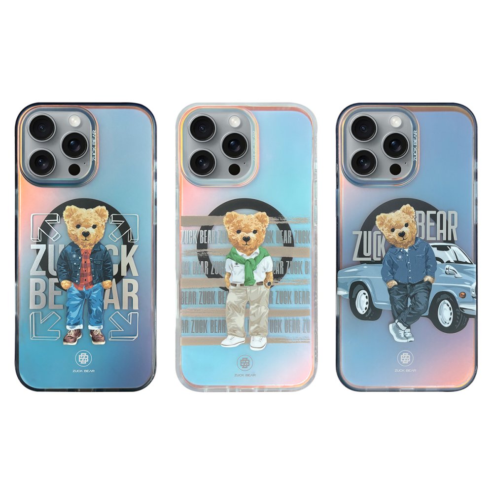 ZuckBear iPhone 16 Pro Max California Cool Magsafe Kapak - Jeans