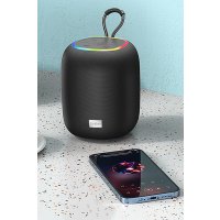 Earldom A27 RGB Işıklı Süper Baslı Bluetooth Kablosuz Hoparlör - Siyah