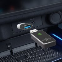 Earldom CP02 Ekstra Type-C Dönüştürücülü USB CarPlay - Siyah