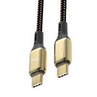 Earldom EC-141C 3M 60W Type-C to Type-C PD Hızlı Şarj Kablosu - Gold