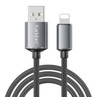 Earldom EC-199L 1.2M 3A USB to Lightning Hızlı Şarj Kablosu - Siyah