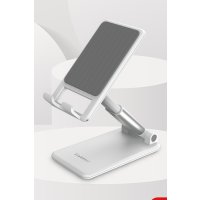 Earldom EH101 Katlanabilir Masaüstü Telefon Tablet Tutucu - Beyaz