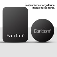 Earldom EH87 Universal Telefon Arkası Mıknatıs - Siyah