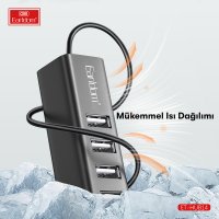 Earldom HUB14 Tak Çalıştır 4lü Usb Çoklayıcı - Siyah