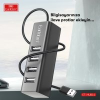 Earldom HUB14 Tak Çalıştır 4lü Usb Çoklayıcı - Siyah