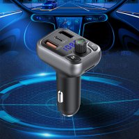 Earldom M63 Bluetooth USB3.0 ve Type C PD Hızlı Şarj FM Transmitter - Siyah