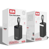 Earldom PB58 50.000 mAh PD Hızlı Şarj Dijital Göstergeli Powerbank - Siyah