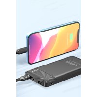 Earldom PB63 10.000 mAh 2 Adet 10W USB Çıkışlı Powerbank - Siyah