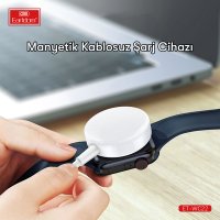 Earldom WC22 Apple Watch Kablosuz Type-C Şarj Cihazı - Beyaz