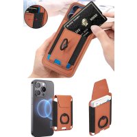 HDD iPhone 15 HBC-228 Havana Magnet Kartvizitli Kapak - Derin Mor