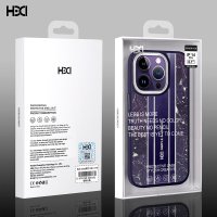 HDD iPhone 15 Kılıf HBC-188 Astra Kapak - Derin Mor