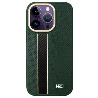 HDD iPhone 15 Pro Max Kılıf HBC-163 Times Kapak - Koyu Yeşil