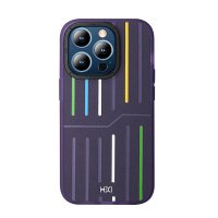 HDD iPhone 15 Pro Max Kılıf HBC-221 Roma Kapak - Derin Mor