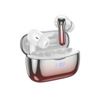 Hoco EQ16 Aktif Gürültü Engelleyici Özellikli Bluetooth 5.3 Kablosuz TWS Airpods Kulaklık - Kırmızı