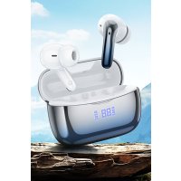 Hoco EQ16 Aktif Gürültü Engelleyici Özellikli Bluetooth 5.3 Kablosuz TWS Airpods Kulaklık - Mor