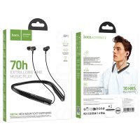 Hoco ES71 Platinum BT 5.3  Boyun Askı Özellikli Kablosuz Bluetooth Kulaklık - Siyah