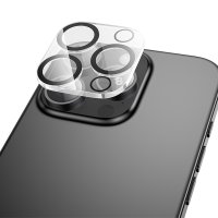 Hoco iPhone 16 Pro 3D Night Shooting Circle 25in1 Kamera Lens Koruma Cam - Siyah