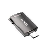 Hoco UA19 Tak Çalıştır HDMI to Type-C Dönüştürücü - Gri