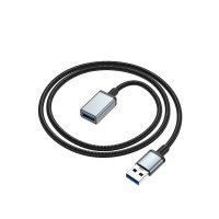 Hoco US10 50cm 5Gbps Hız Tak Çalıştır USB 3.0 to USB 3.0 Uzatma Kablosu - Siyah