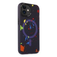 Joko iPhone 11 Colorful Magsafe Kapak - Derin Mor