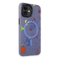 Joko iPhone 11 Colorful Magsafe Kapak - Sierra Blue