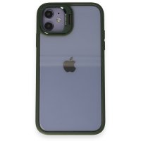 Joko iPhone 11 Kılıf Roblox Lens Standlı Kapak - Koyu Yeşil