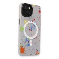 Joko iPhone 13 Colorful Magsafe Kapak - Şeffaf