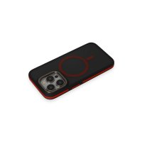 Joko iPhone 14 Pro Kılıf Rocky Magsafe Kapak - Siyah-Kırmızı