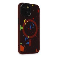 Joko iPhone 15 Colorful Magsafe Kapak - Kırmızı