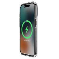 Joko iPhone 15 Kılıf Crystal Magsafe Kapak - Şeffaf