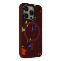 Joko iPhone 15 Pro Colorful Magsafe Kapak - Kırmızı