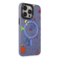 Joko iPhone 15 Pro Colorful Magsafe Kapak - Sierra Blue