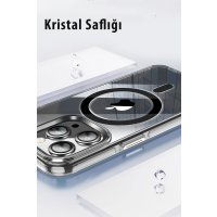 Joko iPhone 15 Pro Kılıf Crystal Magsafe Kapak - Siyah