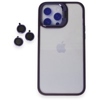 Joko iPhone 15 Pro Max Kılıf Roblox Lens Standlı Kapak - Derin Mor