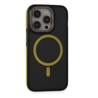 Joko iPhone 15 Pro Max Rocky Magsafe Kapak - Siyah-Sarı