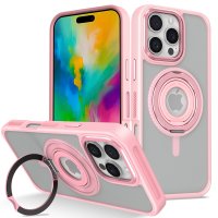 Joko iPhone 16 Pro Banza Magsafe Standlı Kapak - Pembe