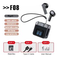 Karler Bass F08 Dijital Şarj Göstergeli TWS Bluetooth Kulaklık - Siyah