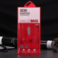 Karler Bass KR-204 Kablolu Kulaklık - Kırmızı