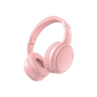 Karler Bass KRH4 Aktif Gürültü Engelleyici Özellikli Kafaüstü Kablosuz Bluetooth Kulaklık - Pembe