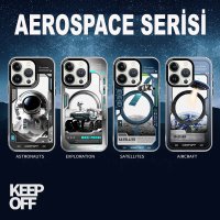 Keep Off iPhone 15 Pro Aerospace Magsafe Kapak - Aircraft