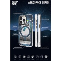 Keep Off iPhone 15 Pro Aerospace Magsafe Kapak - Aircraft