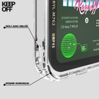 Keep Off iPhone 15 Pro Parallel Space Time Magsafe Kapak - Heart of Atom