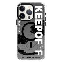 Keep Off iPhone 15 Pro Summer Travel Magsafe Kapak - Starry Night
