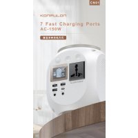 Konfulon CN01 Powerbank 45.000 mAh Kamp Şarj PD - Siyah