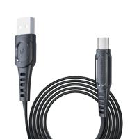 Konfulon DC01 Süper Hızlı Micro USB Kablo 1M 2.4A - Siyah