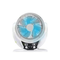 Konfulon FS21 Led Işıklı Masaüstü Soğutma Fanı - Beyaz