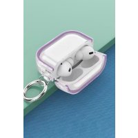 Movenchy Airpods Pro 2 (2.nesil) Shiny Şeffaf Kılıf - Siyah