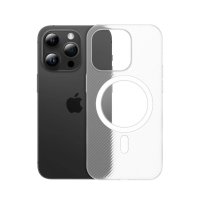 Movenchy iPhone 14 Pro Max Kılıf PP Magsafe Kapak - Beyaz