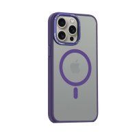 Movenchy iPhone 15 Pro Max Kılıf Radyant Magsafe Kapak - Derin Mor